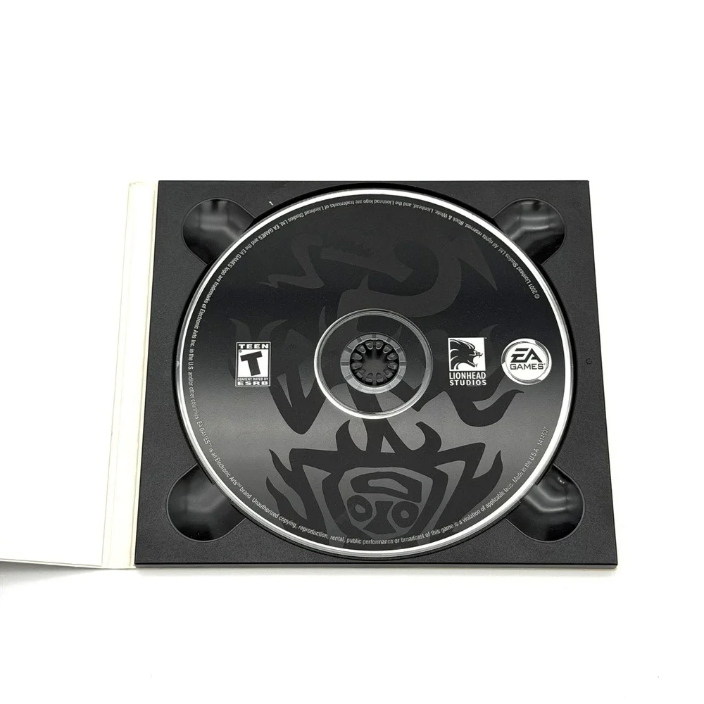 Black & White PC Game 2001 Vintage Big Box EA Lionhead Studios CD-ROM